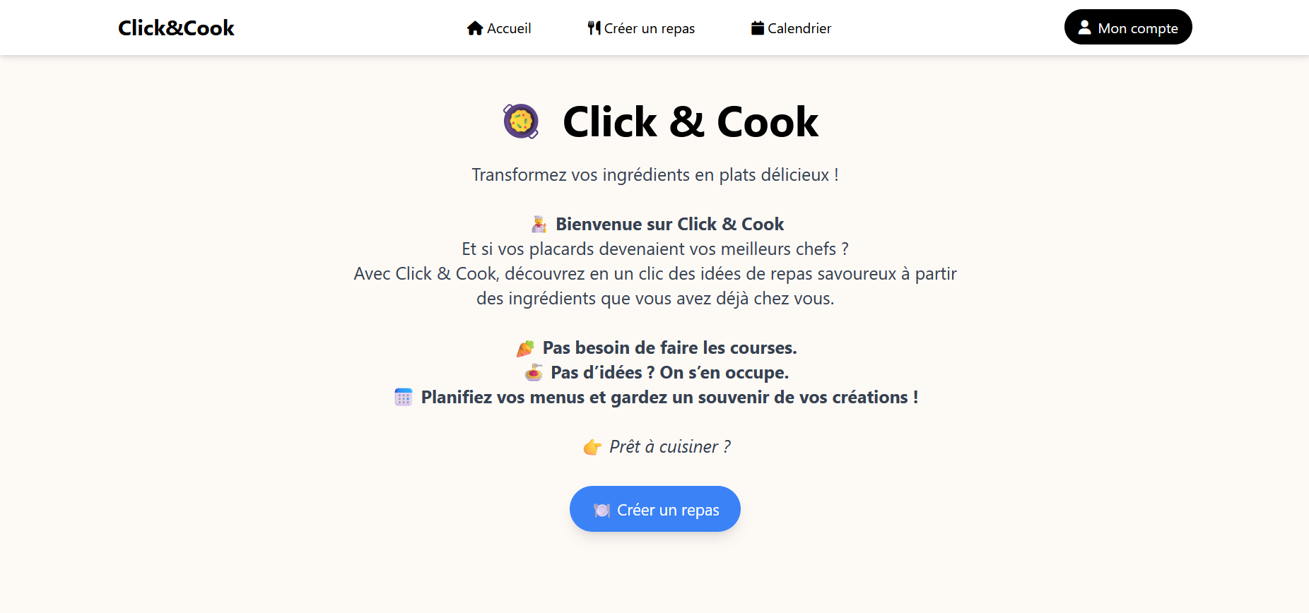 Click and Cook